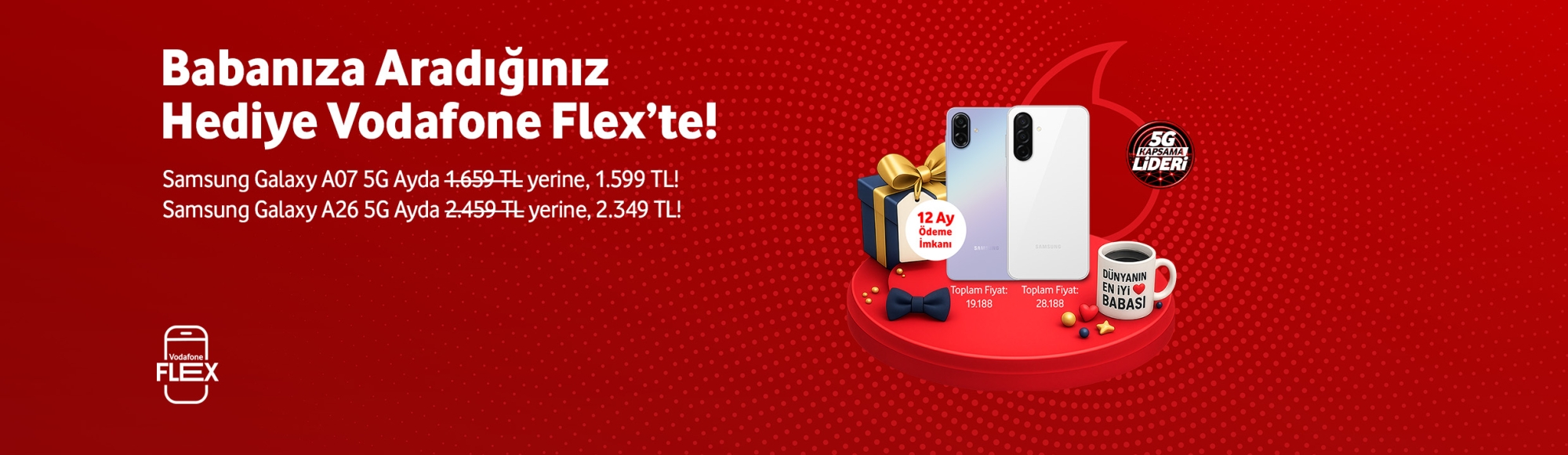 Babalar günü Samsung Galaxy A07 5G, Galaxy A26 5G - telefonlartab