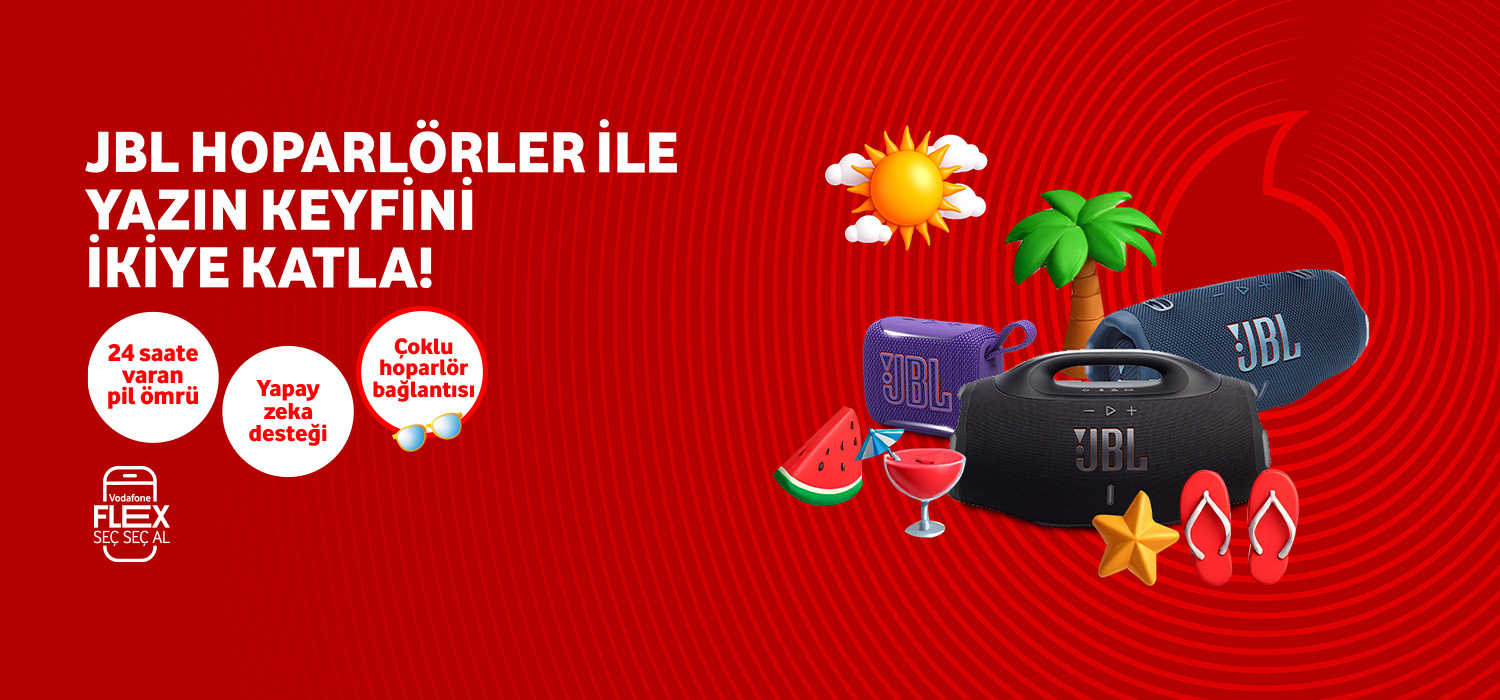 JBL Hoparlörler Vodafone Flex'te! - aksesuarlartab