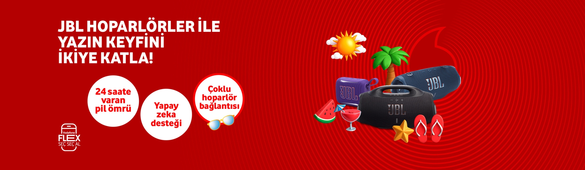 JBL Hoparlörler Vodafone Flex'te! - aksesuarlartab