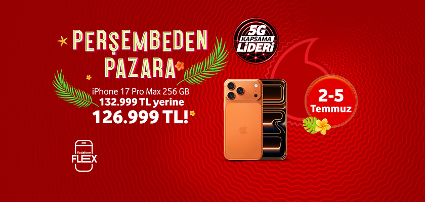 Perşembeden Pazara İPhone 17 Pro Max - telefonlartab