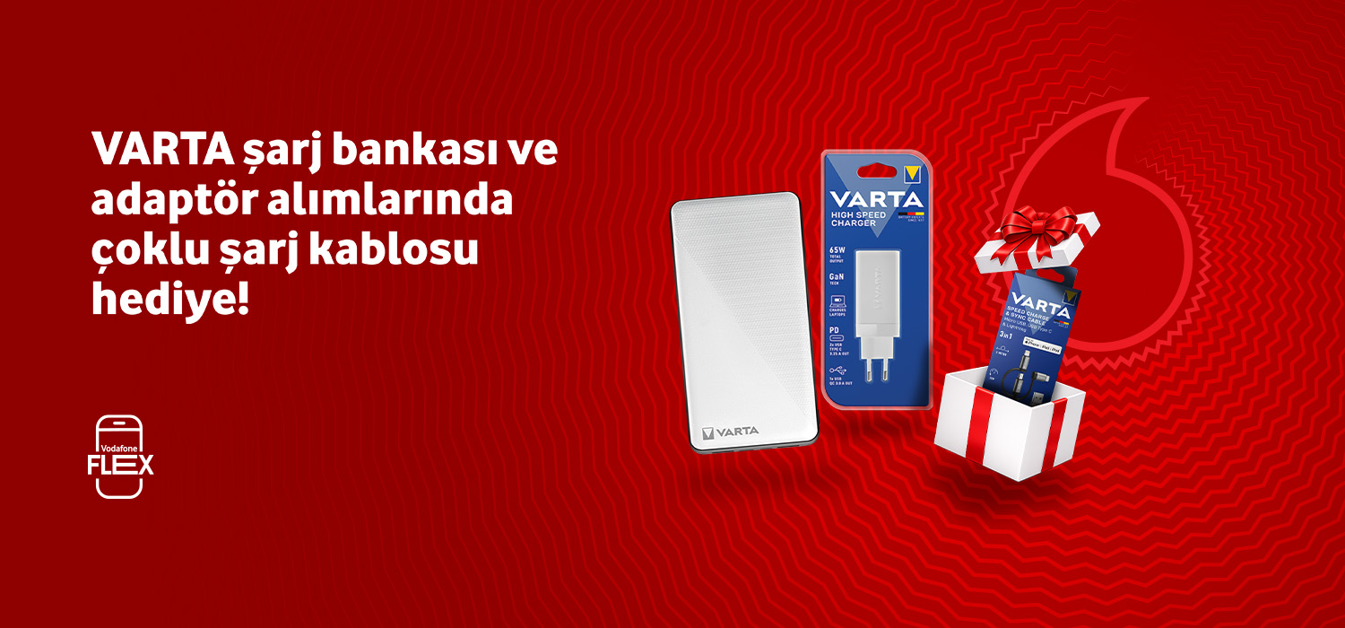 VARTA Çoklu şarj kablosu hediye - aksesuarlartab
