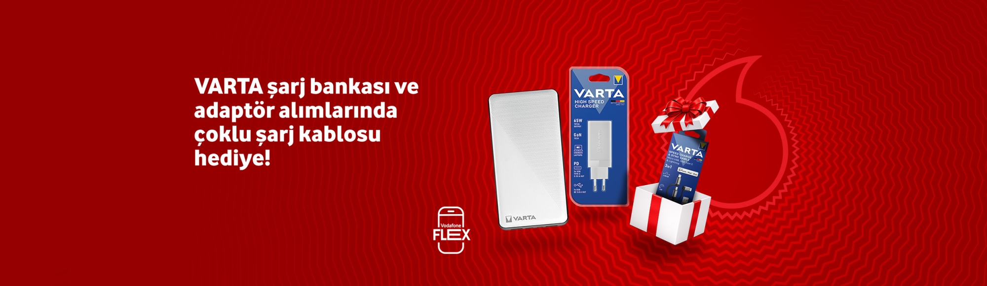 VARTA Çoklu şarj kablosu hediye - aksesuarlartab
