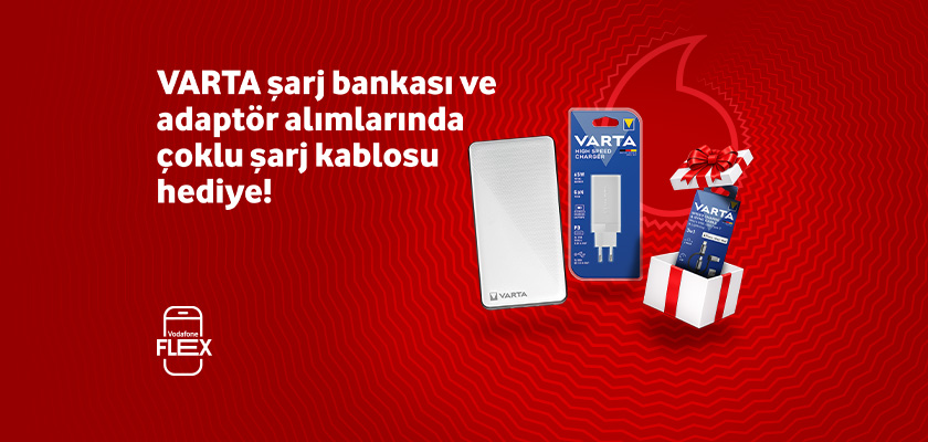 VARTA Çoklu şarj kablosu hediye - aksesuarlartab