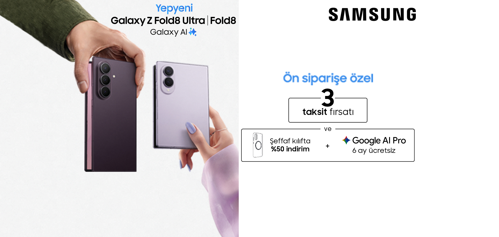 Samsung Galaxy Fold8 ultra ön satış - telefonlartab