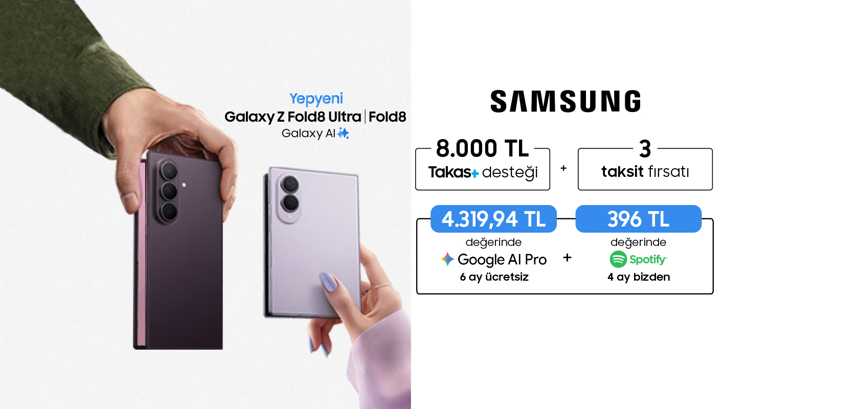 Samsung Galaxy Fold8 ultra ön satış - telefonlartab