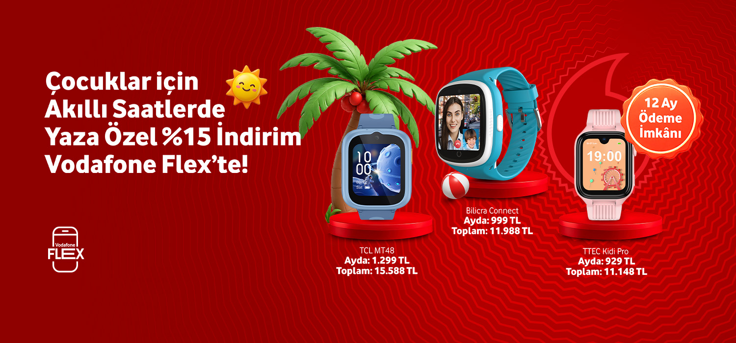 Çocuklar İçin Akıllı Saatlerde Yaza Özel %15 İndirim - giyilebilirtab