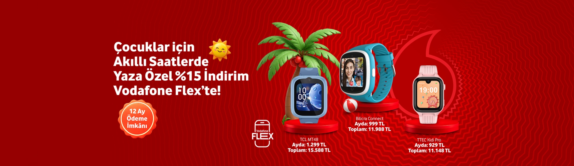 Çocuklar İçin Akıllı Saatlerde Yaza Özel %15 İndirim - giyilebilirtab