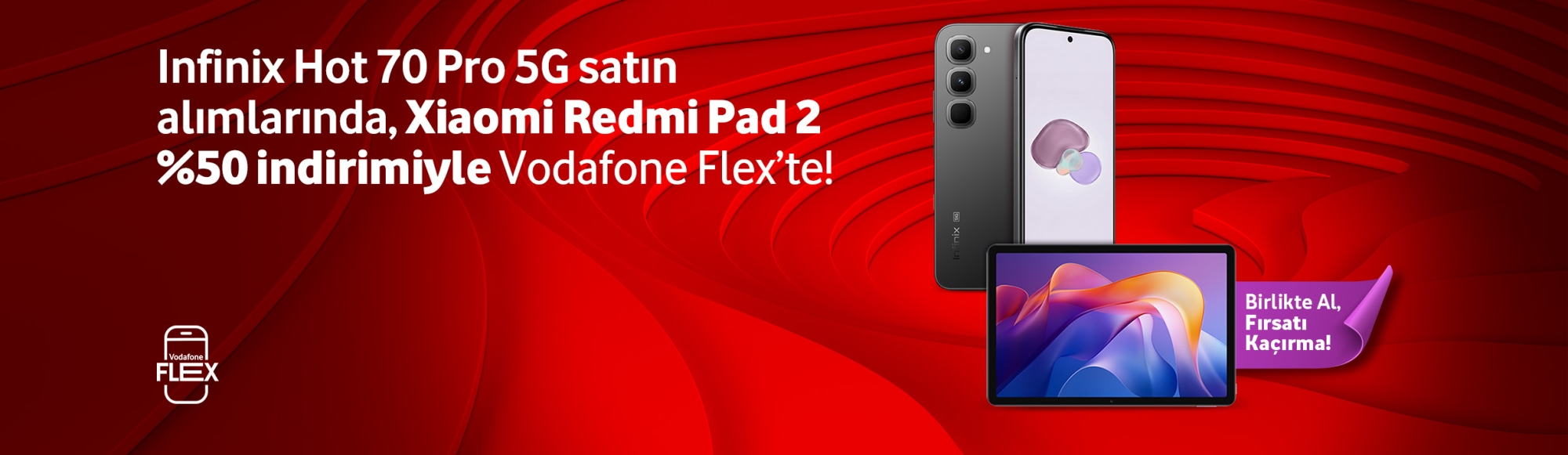 Infinix Hot 70 Pro 5G satın alımlarında, Xiaomi Redmi Pad 2 %50 indirimiyle -indirimlicihazlar