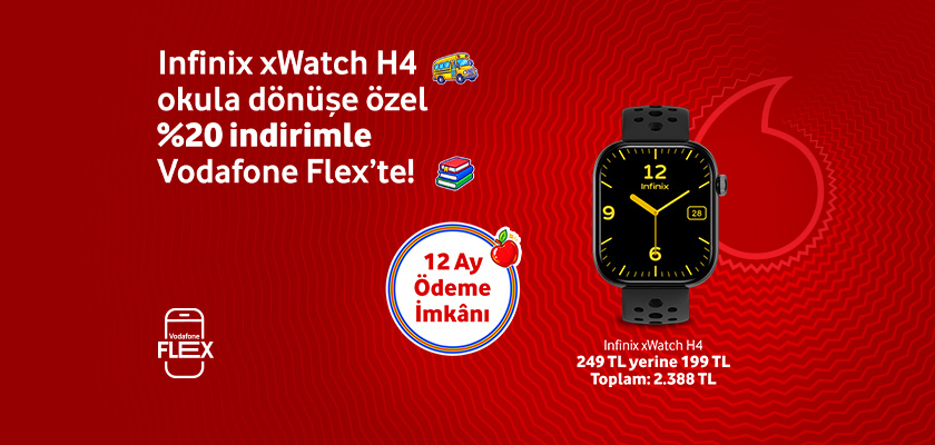 Infinix Watch H4 okula dönüşe özel %20 indirimle - giyilebilirtab
