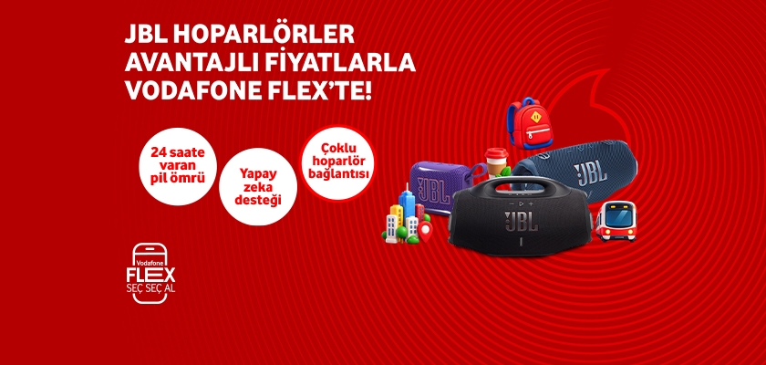 JBL Hoparlörler Vodafone Flex'te! - aksesuarlartab
