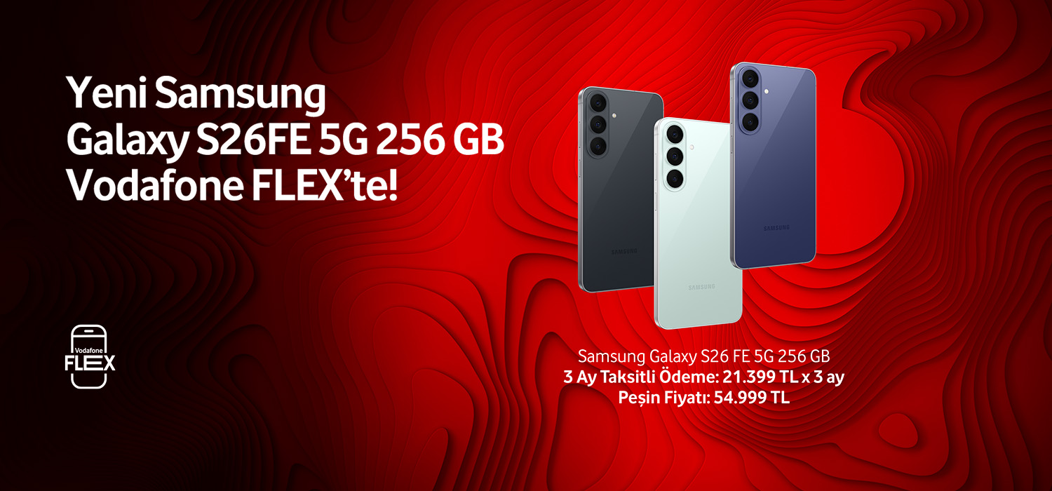 Samsung Galaxy S26FE 5G 256GB Vodafone Flex'te - ayınfırsatlarıtab