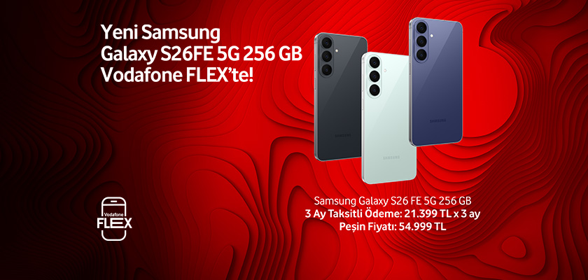 Samsung Galaxy S26FE 5G 256GB Vodafone Flex'te - ayınfırsatlarıtab