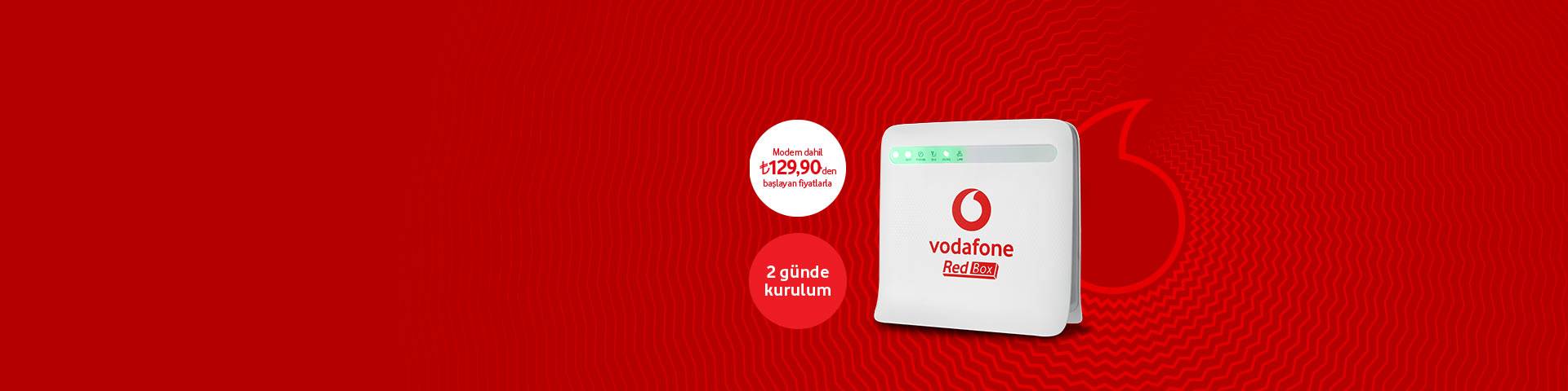 Vodafone Evde Redbox Tarifeleri