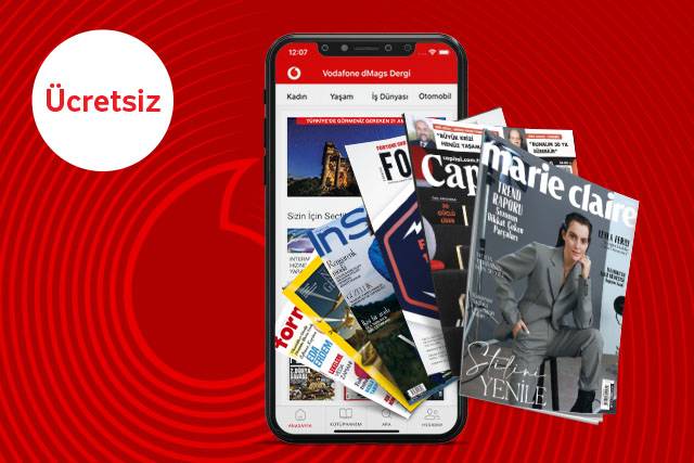Vodafone dMags Dergi uygulaması ile yüzlerce dergiyi okuma keyfi artık ÜCRETSİZ!