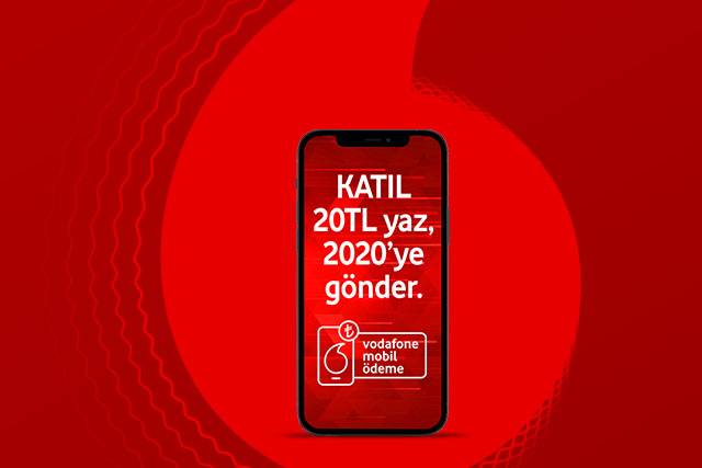 Vodafone Mobil Ödeme’den 20 TL hediye!