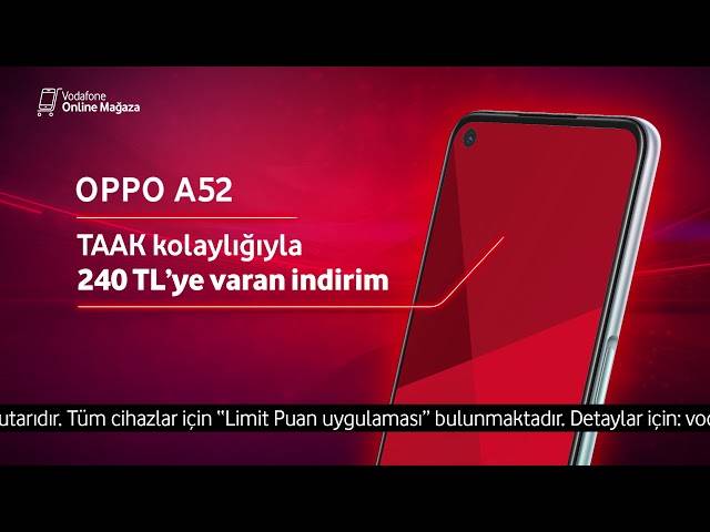 OPPO A52'yi tak diye almak isteyenlere Vodafone'dan TAAK!