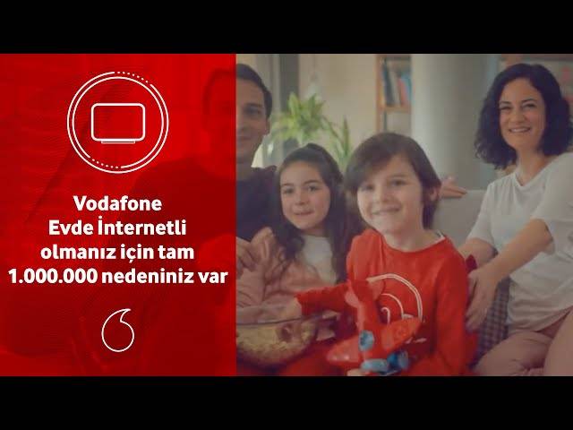 Türkiye'de tam 1 milyon ev, Vodafone Evde İnternetli!