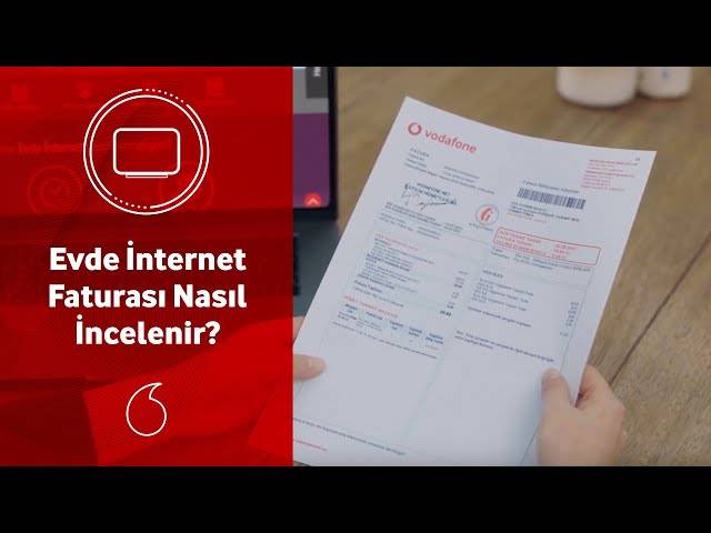 Vodafone Evde İnternet Faturası Nasıl İncelenir?