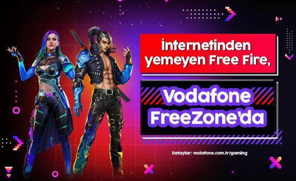 Sınırsııızz Free Fire Vodafone FreeZone'da!