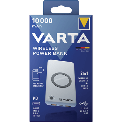 VARTA Wireless Powerbank 10.000 mAh