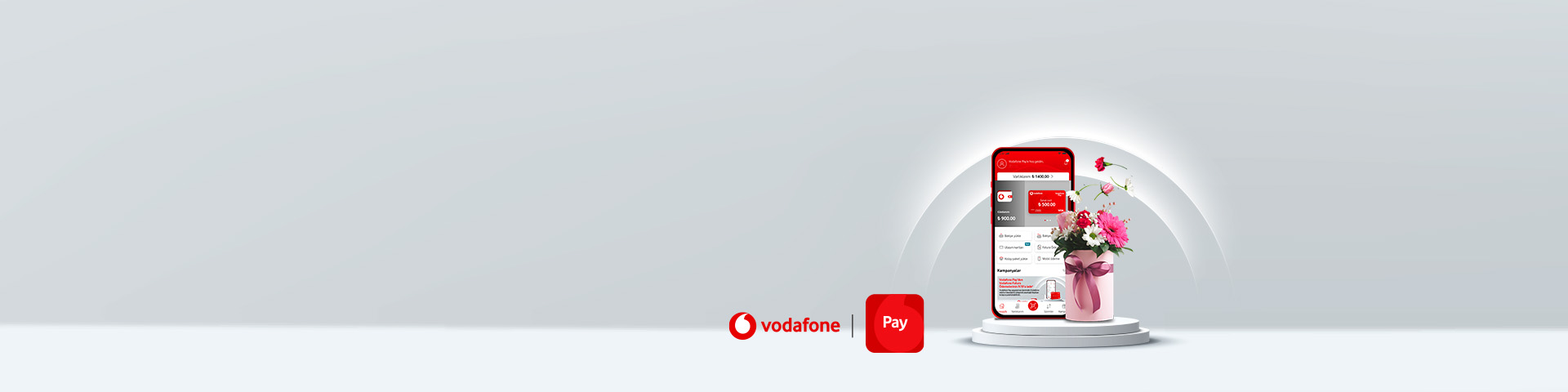Vodafone Payliler çiçek alışverişlerinde nakit iade kazanıyor!