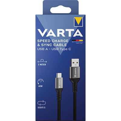 VARTA USB A-USB Type-C Kablo-2m