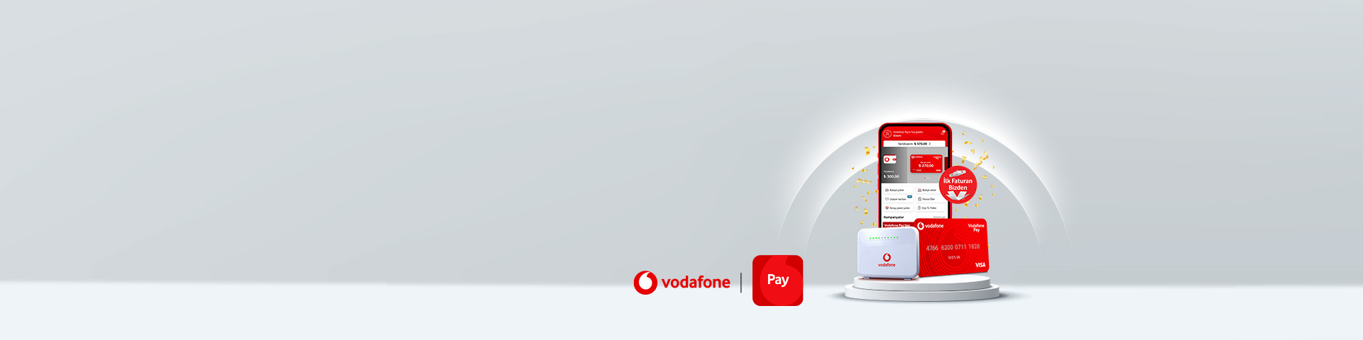Vodafone Pay ile Vodafone Ev İnterneti’nde ilk faturan bizden!