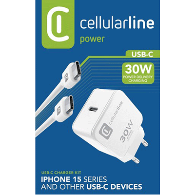 Cellularline Iphone Şarj 30w+Kablo
