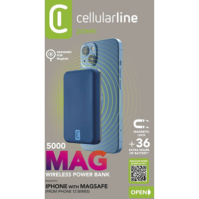 Cellularline Magsafe 5000 Mah Powerbank