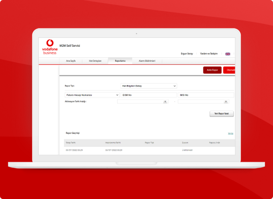 M2M Self Servis ile hatlarınızı kolayca yönetin!
