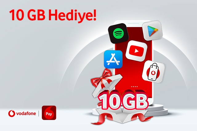 10 GB hediye