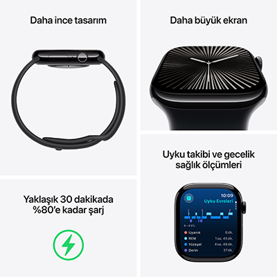 Apple Watch 10 GPS 42mm-BK SB M-L