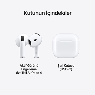 Apple AirPods 4 ANC搭載（値下げ） Apple AirPods 4 with ANC | Vodafone | Faturaya Ek Akıllı Aksesuarlar