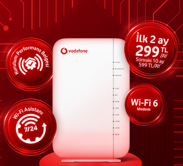 Yenilenen Vodafone Ev İnterneti ile evleri yeniliyoruz!