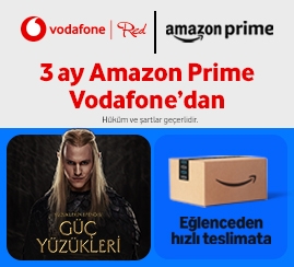 3 ay Amazon Prime üyeliği Vodafone’dan!