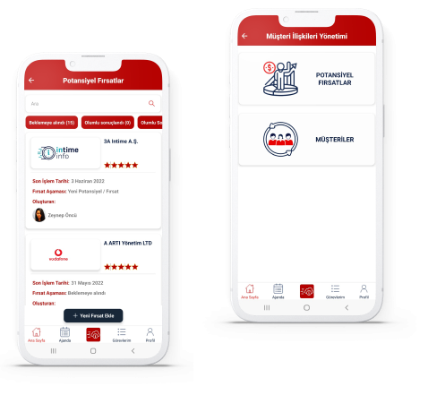 Müşteri İlişkileri Yönetimi ile işletmenizin müşteri verilerini, randevularını, satışlarını yönetin ve müşteri ilişkilerine ait bilgileri saklayıp yönetin