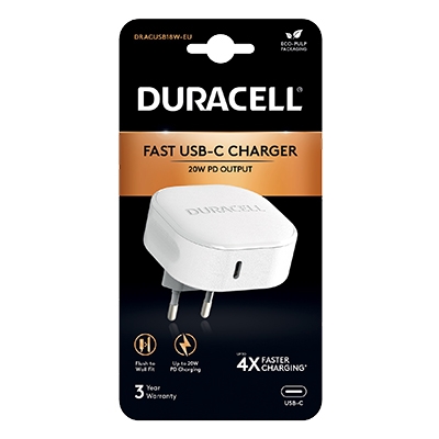 Duracell DRACUSB18W-EU 20W Wall Charger