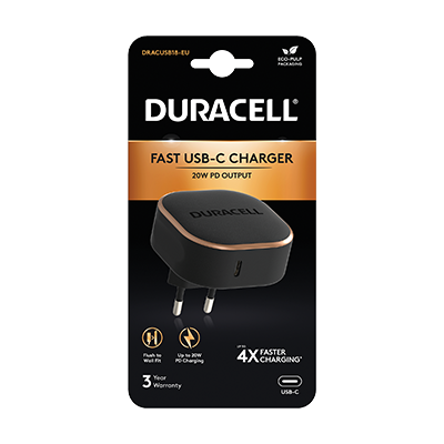 Duracell DRACUSB18-EU 20W Wall Charger