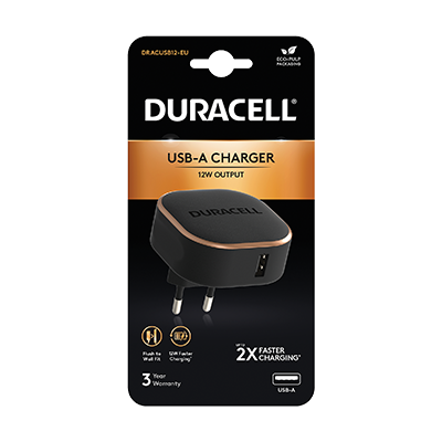 Duracell DRACUSB12-EU 12W Wall Charger