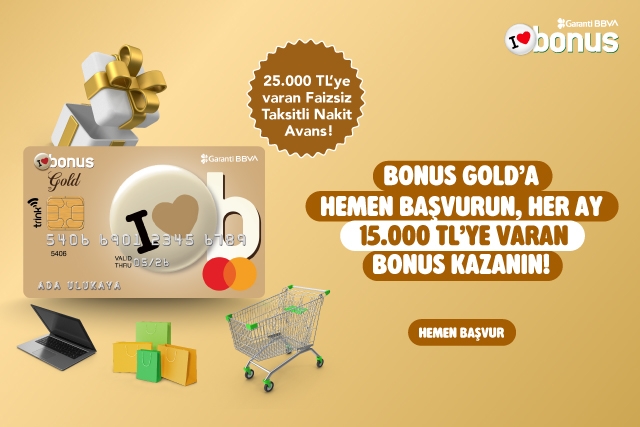 Garanti BBVA 15.000 TL bonus fırsatı