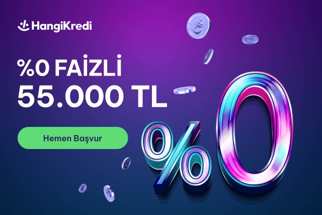 %0 faizli 50.000 TL nakit fırsatı anında cebinde