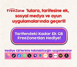 Tarifene Ek İnternet Hediyesi!