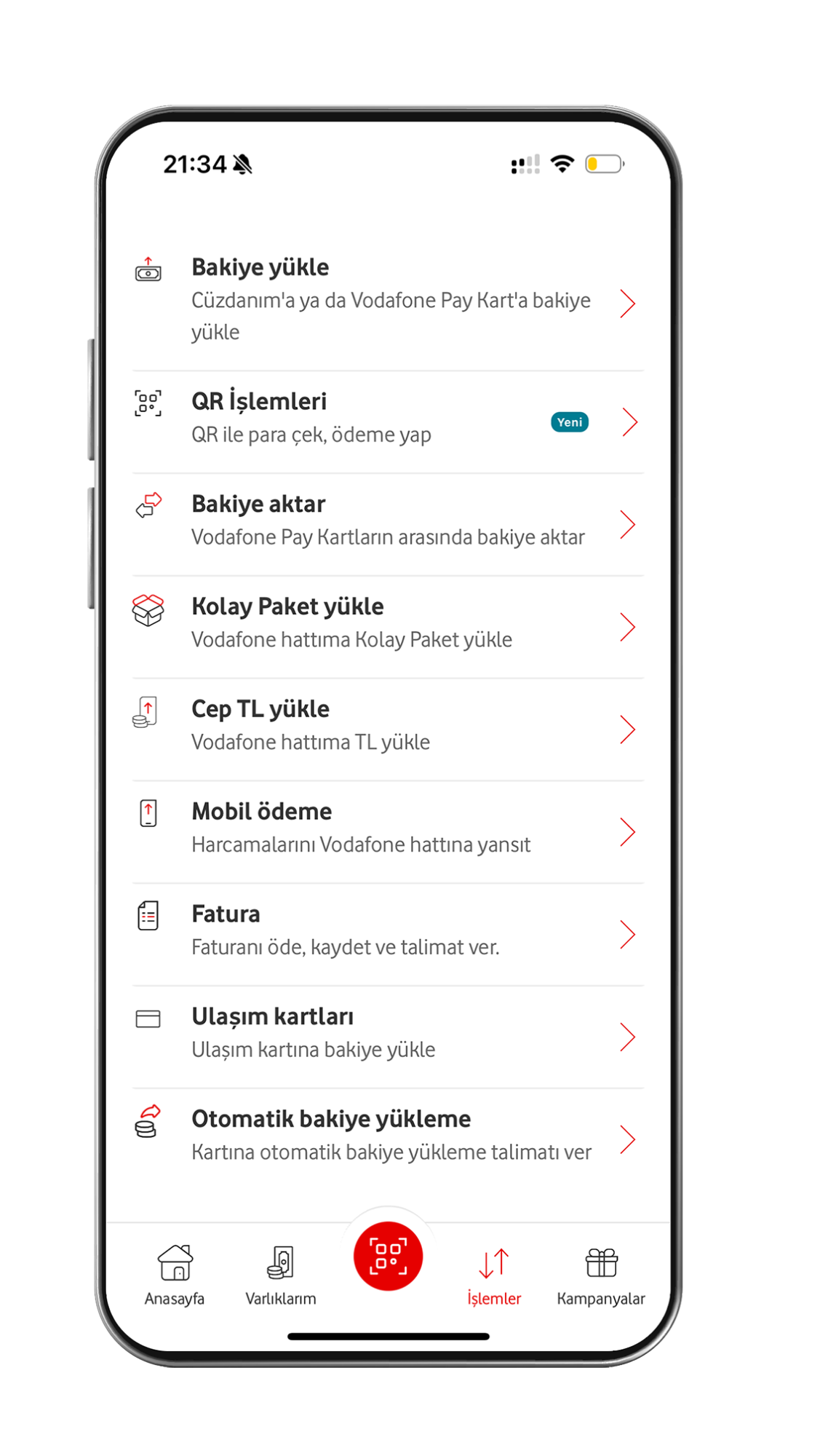 Vodafone Cüzdanım’daki bakiyemi nerelerde kullanabilirim?