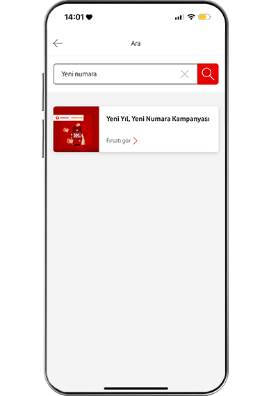 Fırsatlar Dünyası Happy'e girerek, Yeni Yıl Yeni Numara Kampanyasını aratın.