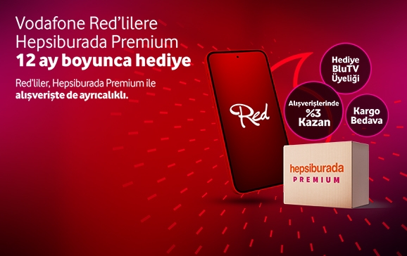 Red’e gelenlere 12 ay Hepsiburada Premium hediyesi!