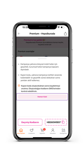 Kupon kodunu kopyalayın ve Hemen Katıl'a tıklayın.