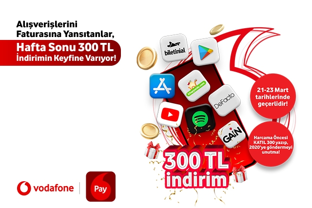 Alışverişlerini Faturasına Yansıtanlar, hafta sonu 300 TL indirimin keyfine varıyor