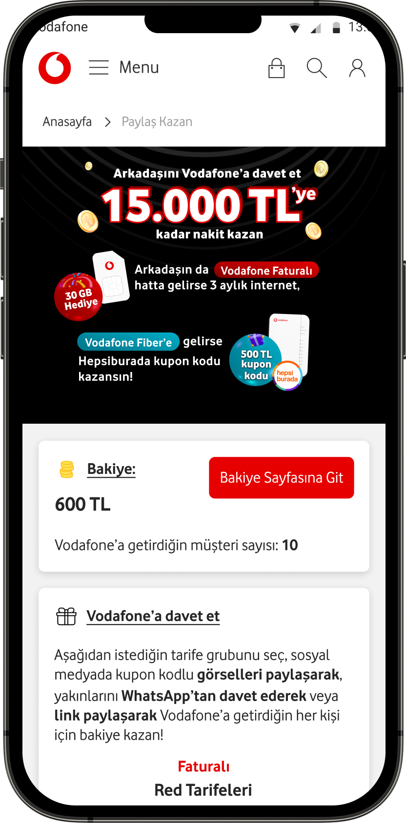 Kupon Kodunu ya da Linkini Paylaş