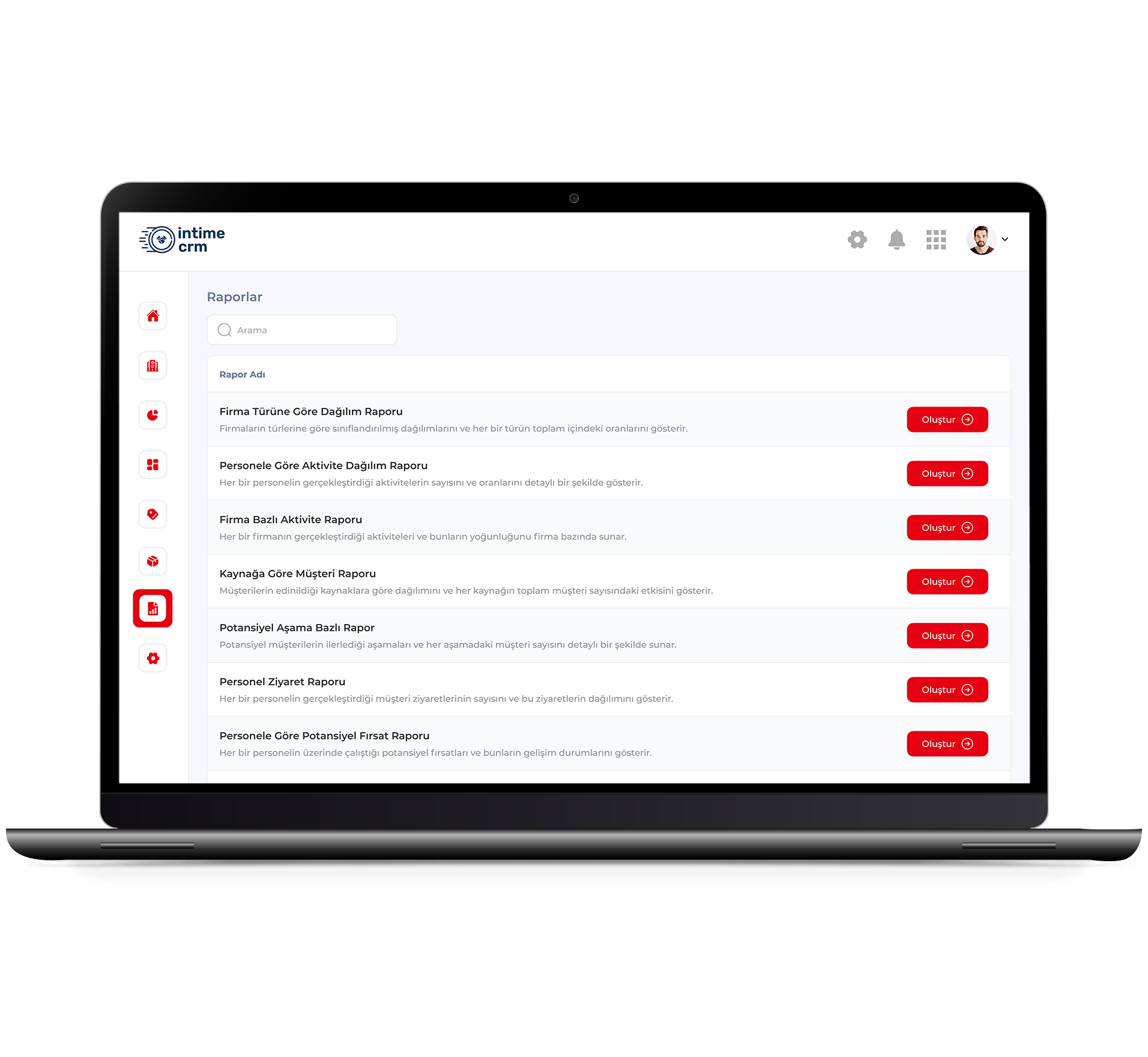 Raporlar ekranı ile satışınızı uçtan uca analiz edin, etkili şekilde yönetin