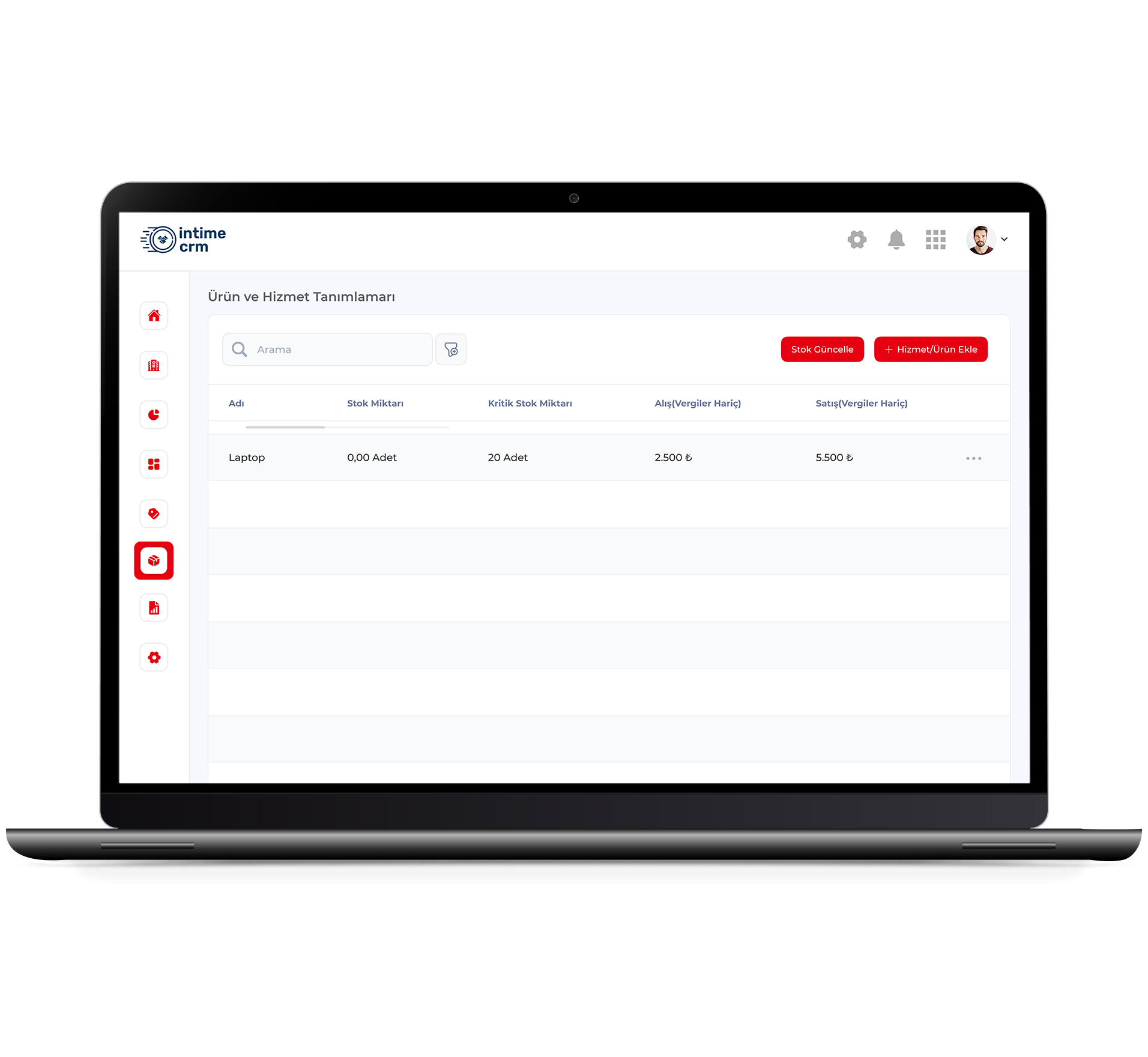 Ürünler ve hizmetler ekranı ile operasyonel verimliliğinizi artırın ve kolayca yönetin